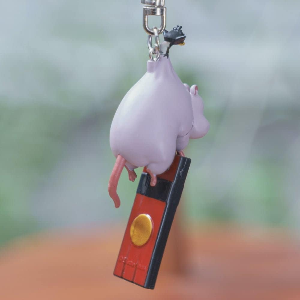 Official Ghibli Bo Mouse Keychain/Charm • Spirited Away Bag Decor/Pendant/Strap - Kamaji Market