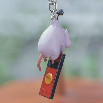 Official Ghibli Bo Mouse Keychain/Charm • Spirited Away Bag Decor/Pendant/Strap - Kamaji Market
