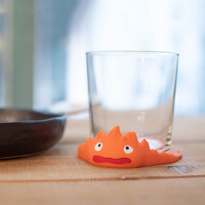 Official Ghibli Calcifer Coaster • Howls Moving Castle Mat/Beermat/Drink Coaster - Kamaji Market