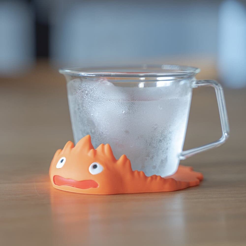 Official Ghibli Calcifer Coaster • Howls Moving Castle Mat/Beermat/Drink Coaster - Kamaji Market