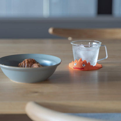 Official Ghibli Calcifer Coaster • Howls Moving Castle Mat/Beermat/Drink Coaster - Kamaji Market