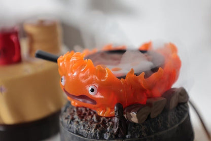Official Ghibli Calcifer Humidifier • Howls Moving Castle Figure/Home Decor/Mister/Steamer - Kamaji Market