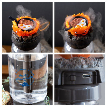 Official Ghibli Calcifer Humidifier • Howls Moving Castle Figure/Home Decor/Mister/Steamer - Kamaji Market