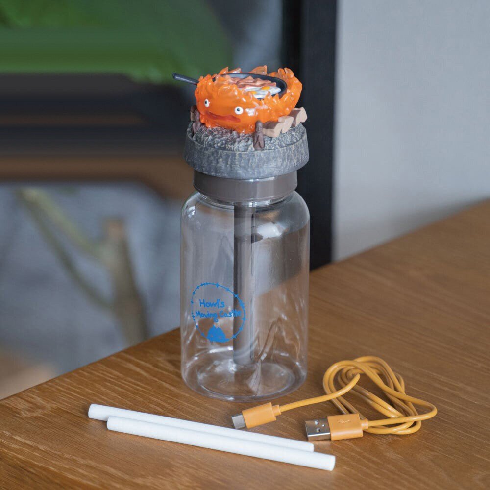 Official Ghibli Calcifer Humidifier • Howls Moving Castle Figure/Home Decor/Mister/Steamer - Kamaji Market