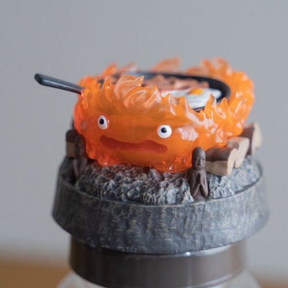 Official Ghibli Calcifer Humidifier • Howls Moving Castle Figure/Home Decor/Mister/Steamer - Kamaji Market