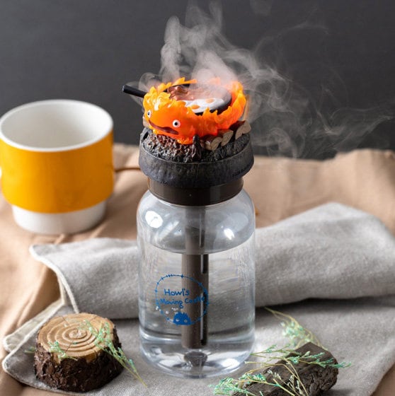 Official Ghibli Calcifer Humidifier • Howls Moving Castle Figure/Home Decor/Mister/Steamer - Kamaji Market