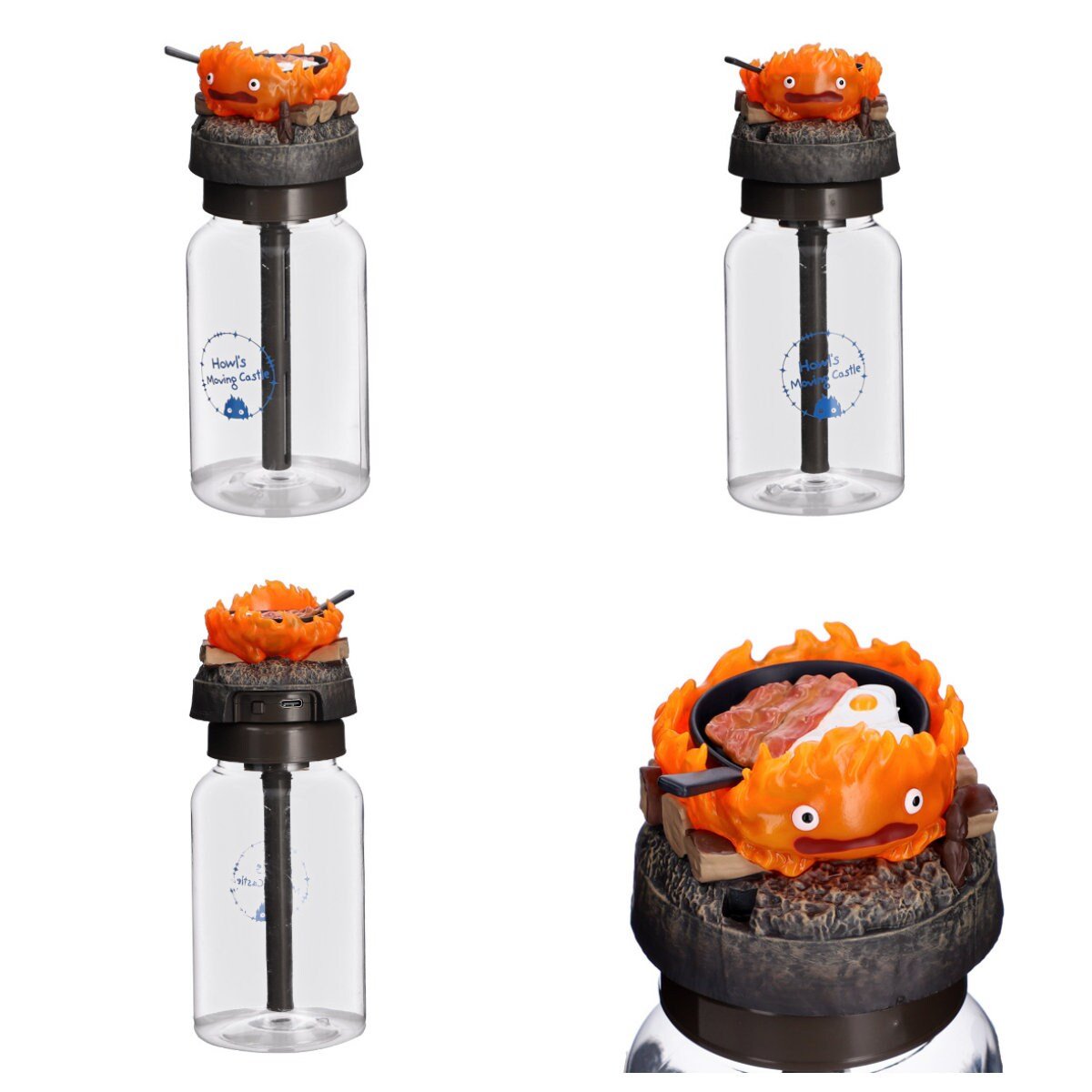 Official Ghibli Calcifer Humidifier • Howls Moving Castle Figure/Home Decor/Mister/Steamer - Kamaji Market
