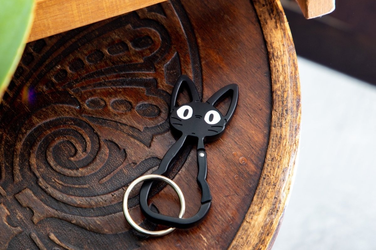 Official Ghibli Calcifer, Jiji, Robot Soldier, Catbus Carabiner/Charm • Howl, Totoro, Laputa, Kiki Snap Link/Decor/Keychain - Kamaji Market