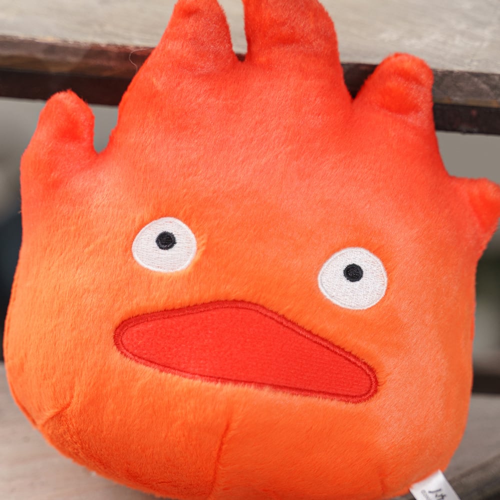 Official Ghibli Calcifer Plush Toy • Howls Moving Castle Stuffed Animal/Figure - Kamaji Market
