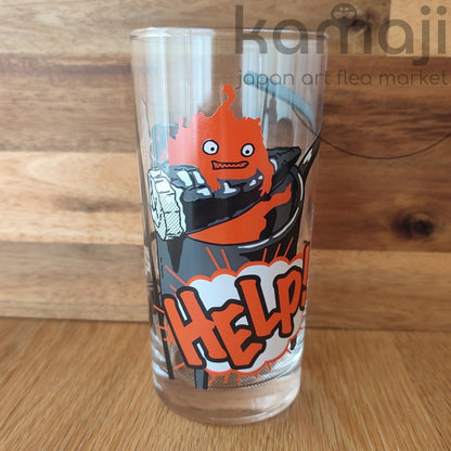 Official Ghibli Calcifer Pop Art Glass/Cup • Howls Moving Castle Japanese Tableware/Glassware - Kamaji Market