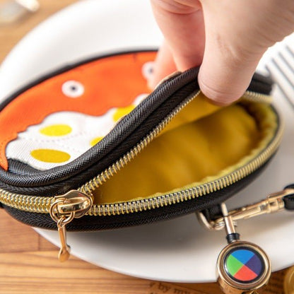 Official Ghibli Calcifer Pouch/Clutch • Howls Moving Castle Case/Cosmetic Bag/Wallet/Makeup Bag/Purse - Kamaji Market