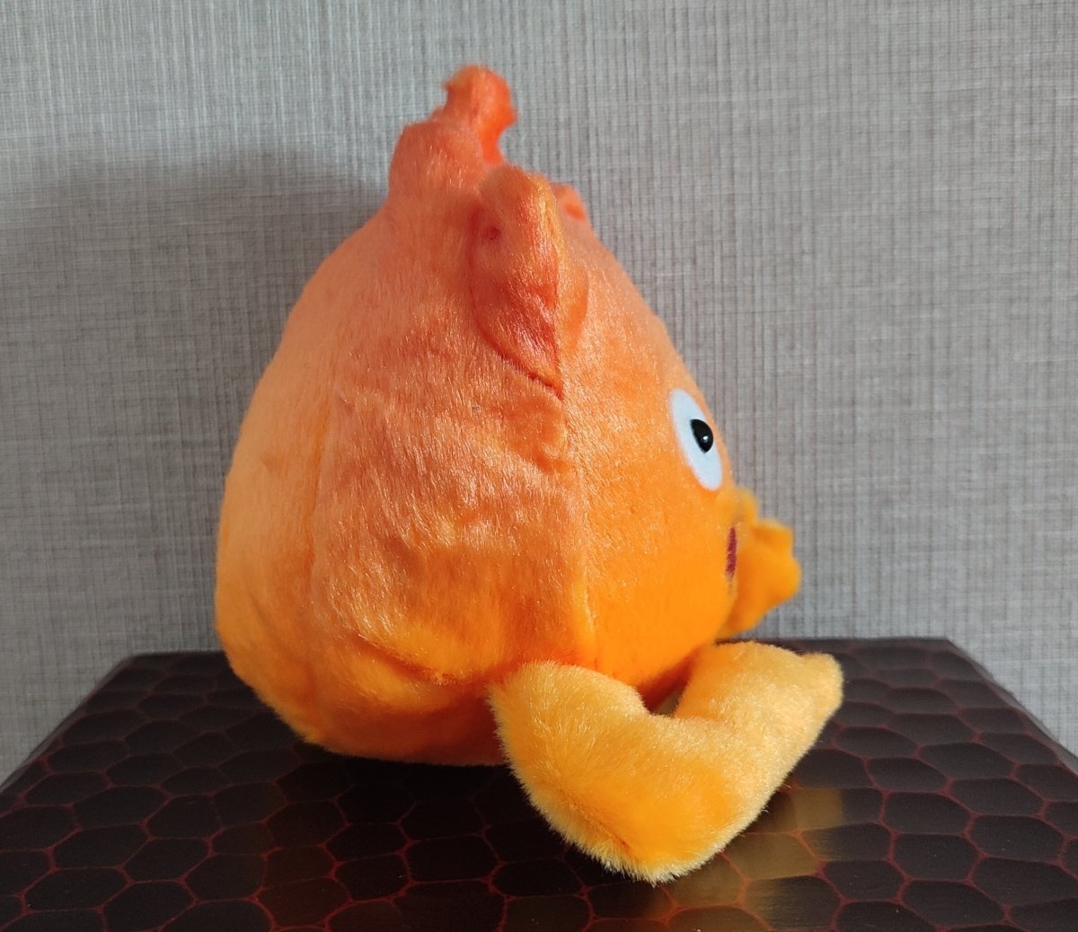 Official Ghibli Calcifer with Arms Plush Toy • Howls Moving Castle Stuffed Animal/Figure - Kamaji Market