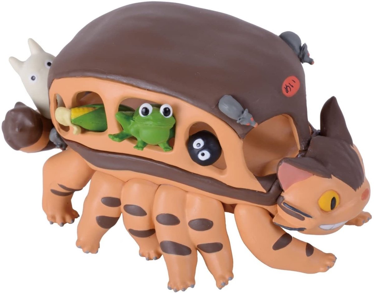 Official Ghibli Catbus Figure Set/Balance Toy • Small Figurine/Mini Statue/Replica/Home Decor/Interior Diorama • My Neighbor Totoro Gift - Kamaji Market