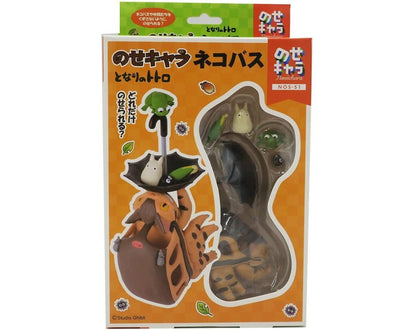 Official Ghibli Catbus Figure Set/Balance Toy • Small Figurine/Mini Statue/Replica/Home Decor/Interior Diorama • My Neighbor Totoro Gift - Kamaji Market