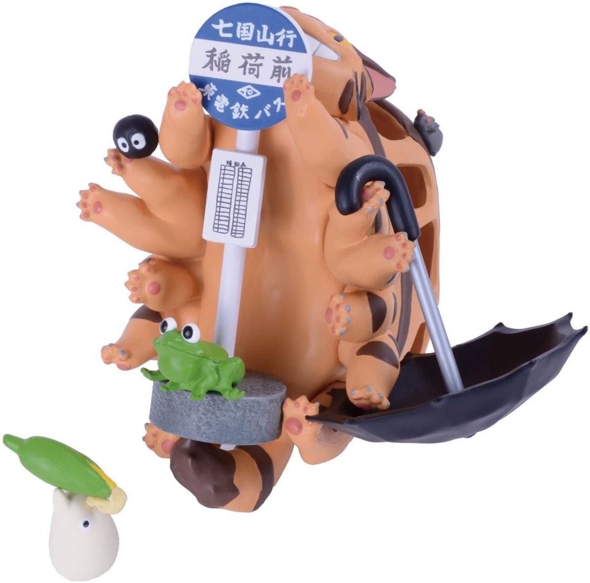 Official Ghibli Catbus Figure Set/Balance Toy • Small Figurine/Mini Statue/Replica/Home Decor/Interior Diorama • My Neighbor Totoro Gift - Kamaji Market
