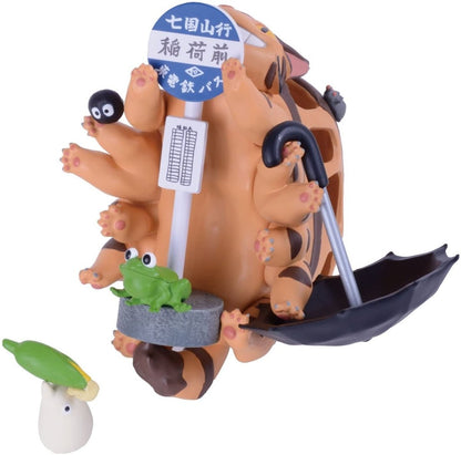 Official Ghibli Catbus Figure Set/Balance Toy • Small Figurine/Mini Statue/Replica/Home Decor/Interior Diorama • My Neighbor Totoro Gift - Kamaji Market