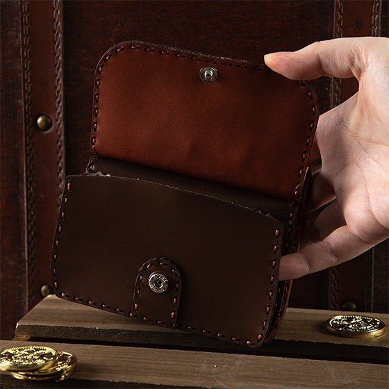 Official Ghibli Catbus Handmade Genuine Leather Wallet • My Neighbor Totoro Coin Case/Purse/Pouch/Clutch - Kamaji Market