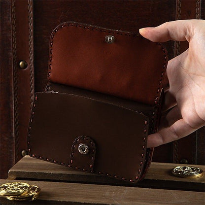 Official Ghibli Catbus Handmade Genuine Leather Wallet • My Neighbor Totoro Coin Case/Purse/Pouch/Clutch - Kamaji Market