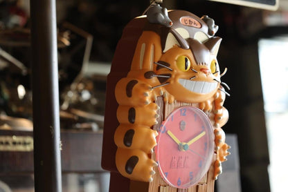 Official Ghibli Catbus Pendulum Clock • My Neighbor Totoro Wall Hanging/Home Decor • GBL - Kamaji Market