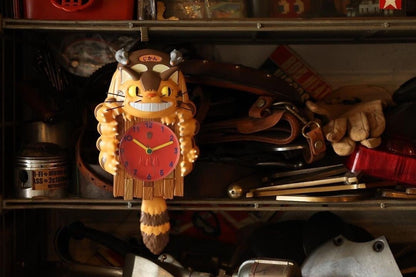 Official Ghibli Catbus Pendulum Clock • My Neighbor Totoro Wall Hanging/Home Decor • GBL - Kamaji Market
