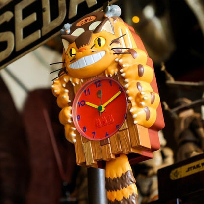 Official Ghibli Catbus Pendulum Clock • My Neighbor Totoro Wall Hanging/Home Decor • GBL - Kamaji Market