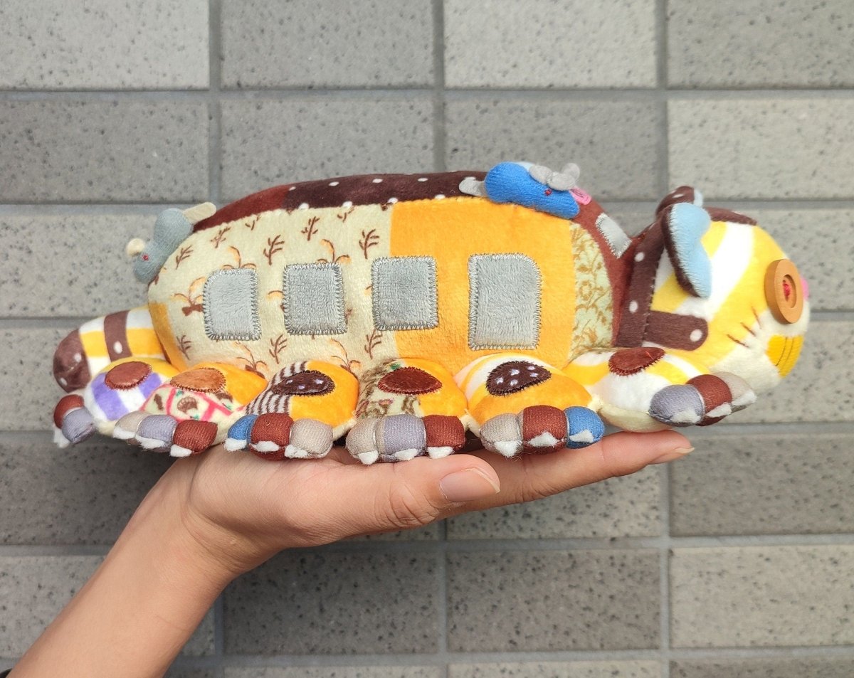 Official Ghibli Catbus Plush Toy • My Neighbor Totoro Stuffed Animal/Figure/Home Decor • Ghibli Park Exclusive - Kamaji Market