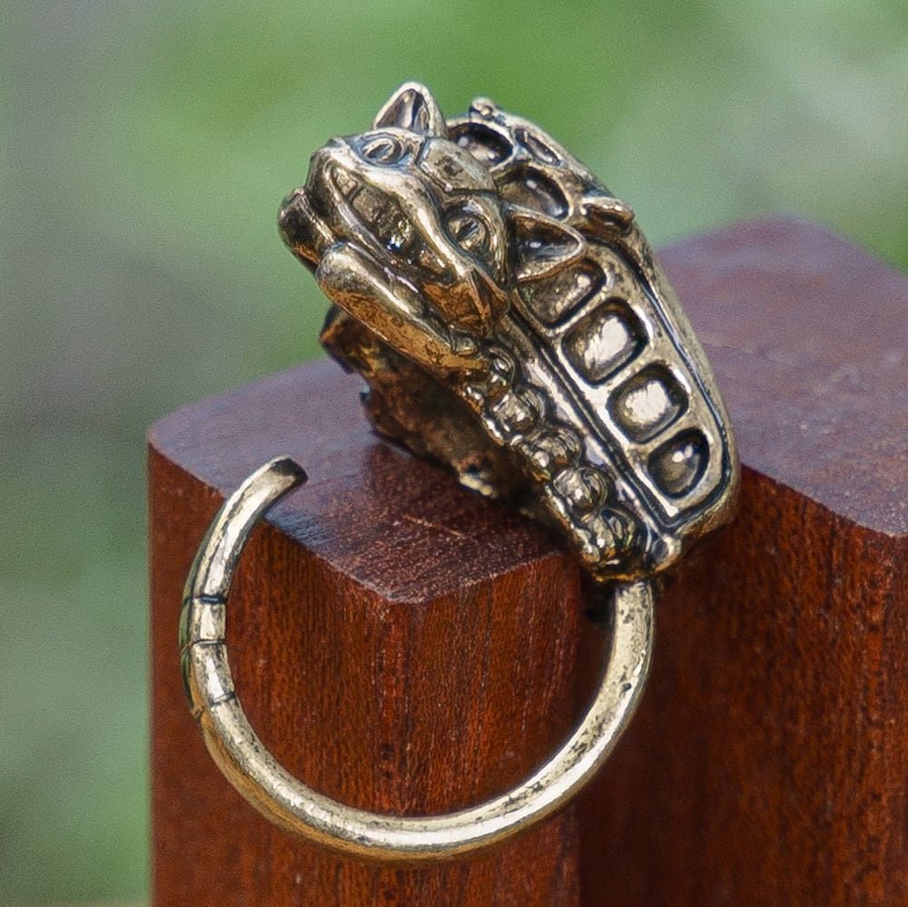 Official Ghibli Catbus Ring Free Size US6 • My Neighbor Totoro Brass Ring • Japanese Jewelry - Kamaji Market
