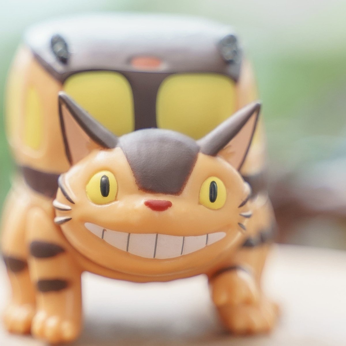 Official Ghibli Catbus Swaying Figure • My Neighbor Totoro Figurine/Toy/Miniature/Home Design/Car Decor - Kamaji Market
