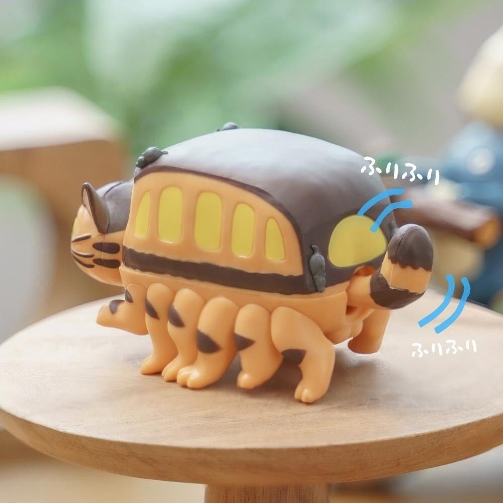Official Ghibli Catbus Swaying Figure • My Neighbor Totoro Figurine/Toy/Miniature/Home Design/Car Decor - Kamaji Market