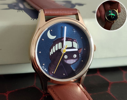 Official Ghibli Catbus Wrist Watch • My Neighbor Totoro Japanese Clock • Anime Watches for Men/Women • Water Resistant - Kamaji Market