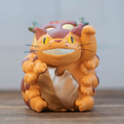 Official Ghibli Catbus/Lucky Cat Figure • My Neighbor Totoro Figurine/Statue/Replica/Home Decor/Interior Diorama - Kamaji Market