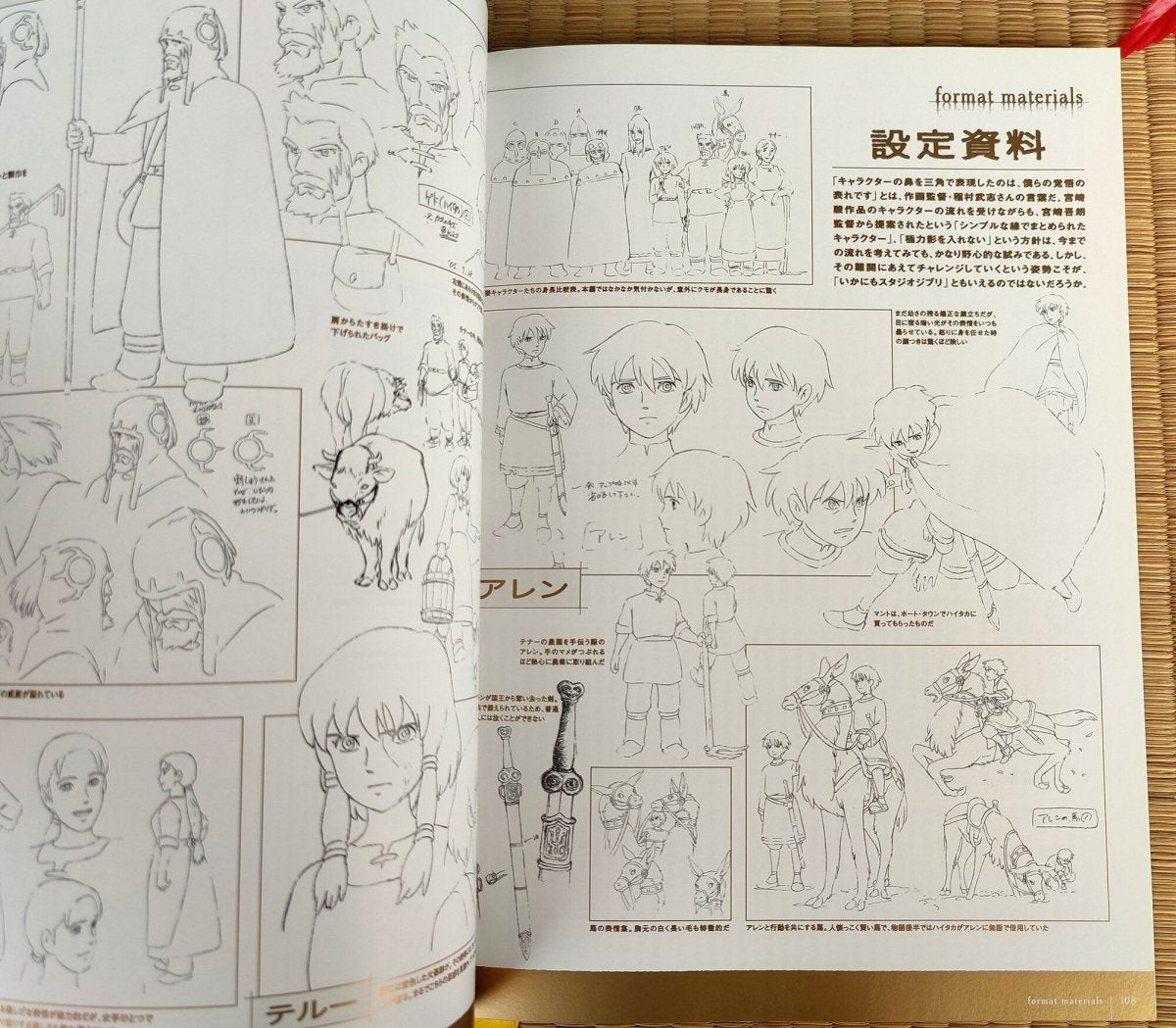 Official Ghibli Earthsea Roman Album Artbook • Tales from Earthsea Anime Painting Art Book - Kamaji Market