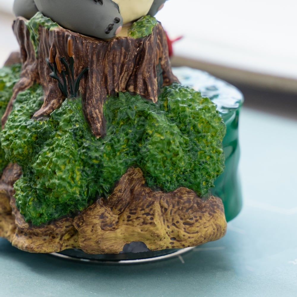 Official Ghibli Fishing Totoro Figure/Music Box • My Neighbor Totoro Home Decor/Interior Diorama - Kamaji Market
