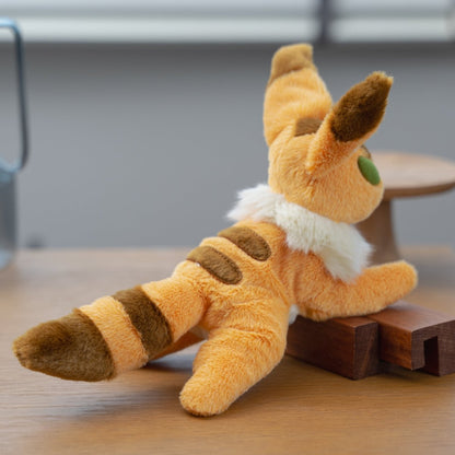 Official Ghibli Fox Squirrel Plush Toy • Nausicaa, Laputa Stuffed Animal/Home Decor • Lying Fox size M - Kamaji Market