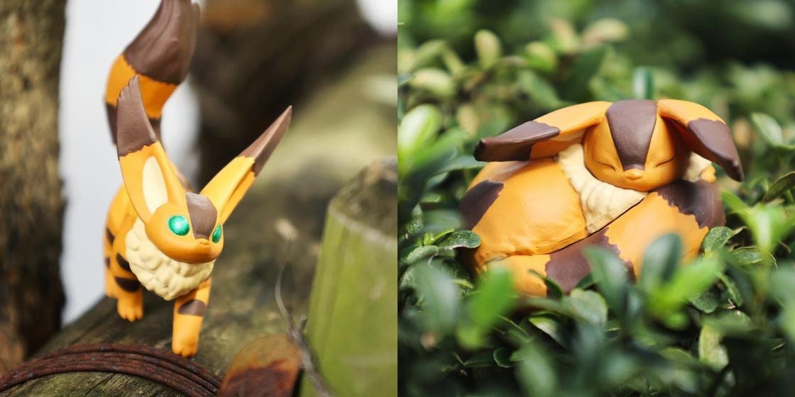 Official Ghibli Fox - Squirrel Teto Figure Set of 6 • Nausicaa, Laputa Figurine/Home Decor - Kamaji Market