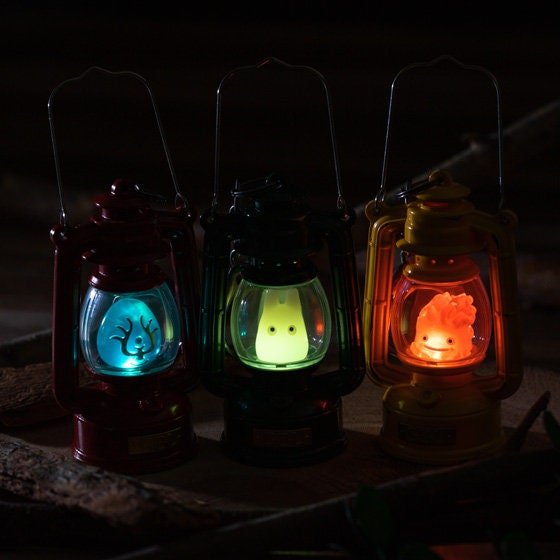 Official Ghibli GBL Lantern Keychain/Charm • My Neighbor Totoro, Howl's Moving Castle, Laputa Castle in the Sky - Kamaji Market
