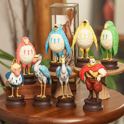 Official Ghibli Gray Heron Figure • The Boy and the Heron/How do you live? Figurine/Home Decor/Interior Design - Kamaji Market