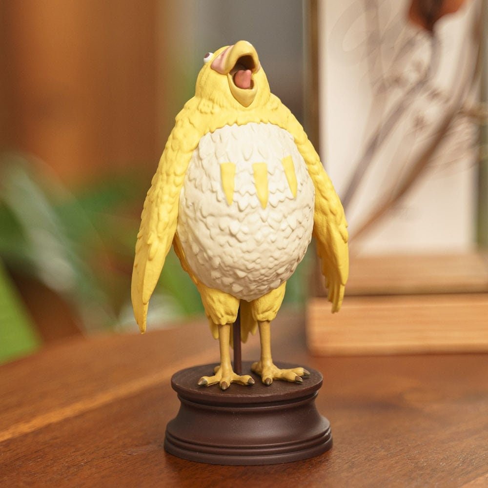 Official Ghibli Gray Heron Figure • The Boy and the Heron/How do you live? Figurine/Home Decor/Interior Design - Kamaji Market