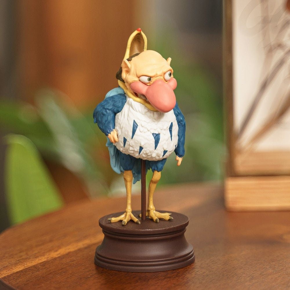 Official Ghibli Gray Heron Figure • The Boy and the Heron/How do you live? Figurine/Home Decor/Interior Design - Kamaji Market