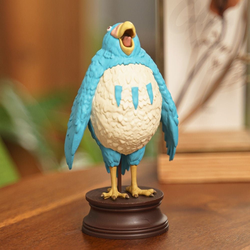 Official Ghibli Gray Heron Figure • The Boy and the Heron/How do you live? Figurine/Home Decor/Interior Design - Kamaji Market