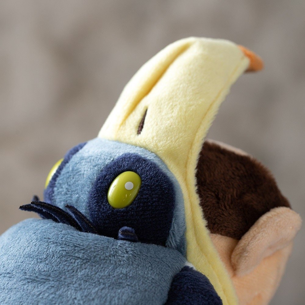Official Ghibli Gray Heron Plush Toy • The Boy and the Heron/How do you live? Stuffed Animal/Figurine/Home Decor - Kamaji Market