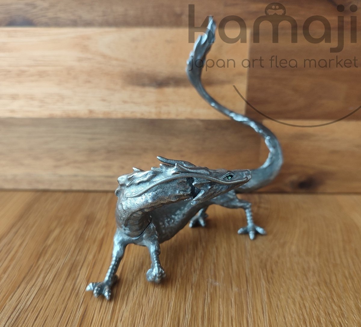 Official Ghibli Haku-Dragon Metallic Figure • Spirited Away Figurine/Home Decor • Ghibli Museum Exclusive - Kamaji Market
