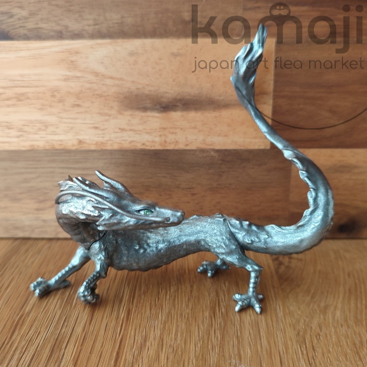 Official Ghibli Haku-Dragon Metallic Figure • Spirited Away Figurine/Home Decor • Ghibli Museum Exclusive - Kamaji Market