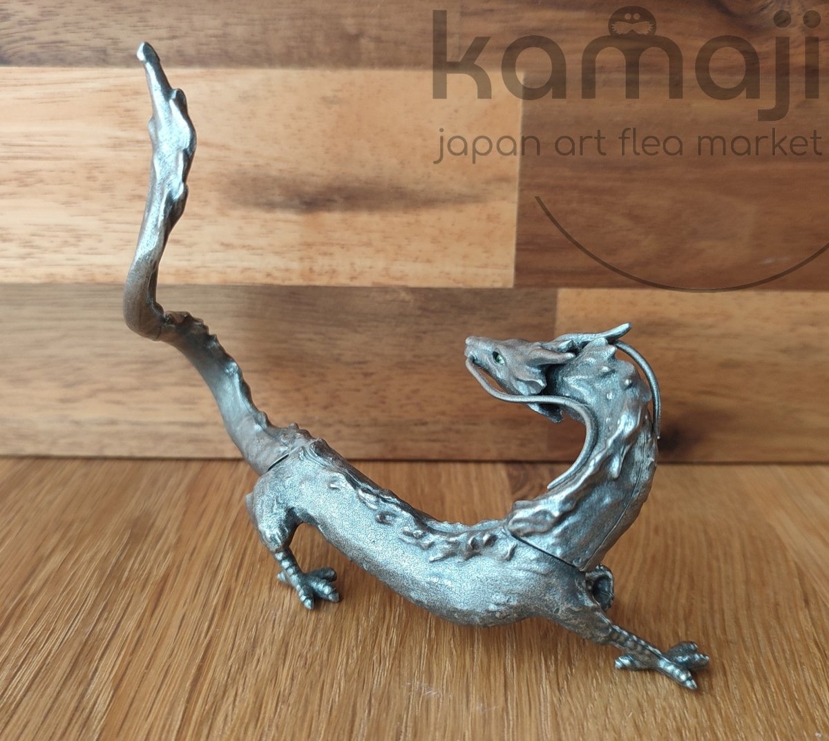 Official Ghibli Haku-Dragon Metallic Figure • Spirited Away Figurine/Home Decor • Ghibli Museum Exclusive - Kamaji Market