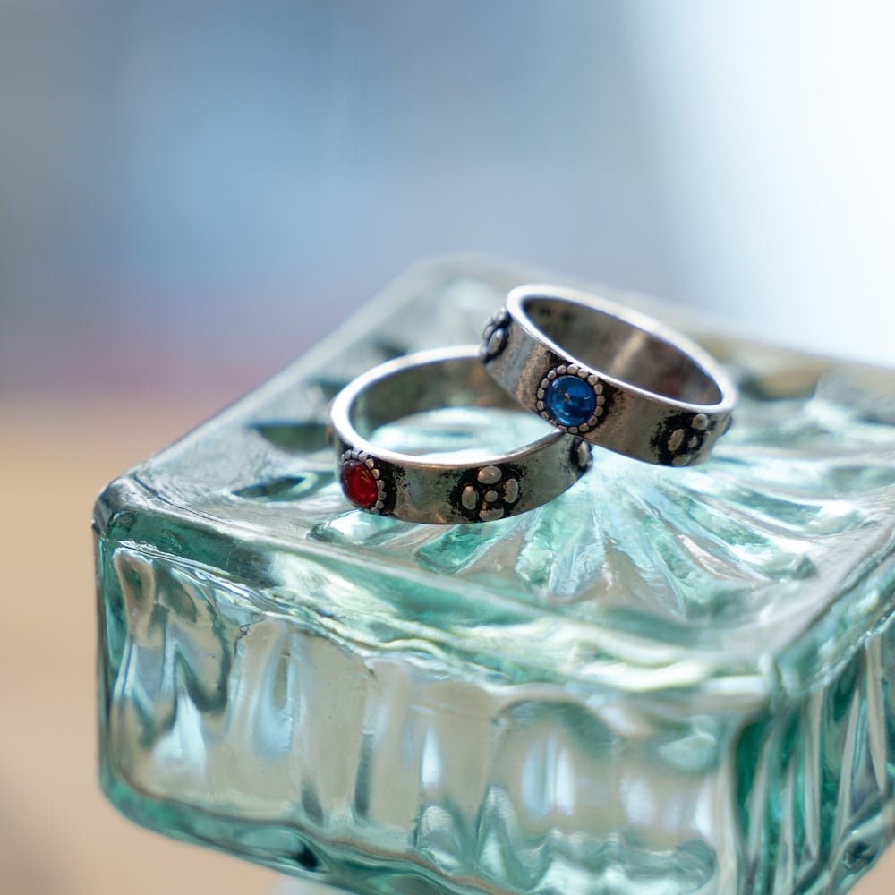 Official Ghibli Howl and Sophie Rings Set • Howls Moving Castle Japanese Jewelry - Kamaji Market