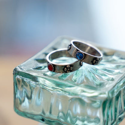 Official Ghibli Howl and Sophie Rings Set • Howls Moving Castle Japanese Jewelry - Kamaji Market