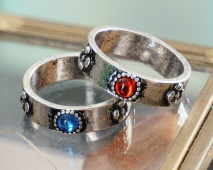 Official Ghibli Howl and Sophie Rings Set • Howls Moving Castle Japanese Jewelry - Kamaji Market