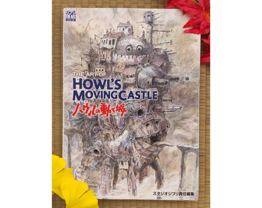 Official Ghibli Howl Artbook • Howls Moving Castle Japanese Painting Art Book • Wizard Howl, Calcifer, Hin Anime - Kamaji Market