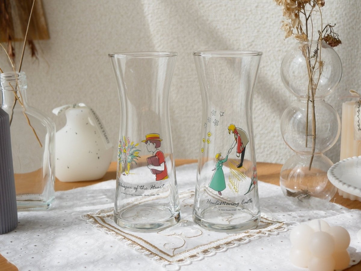 Official Ghibli Howl, Baron Glass Flower Vase • Howls Moving Castle, Whisper of the Heart Home Decor/Interior Design - Kamaji Market