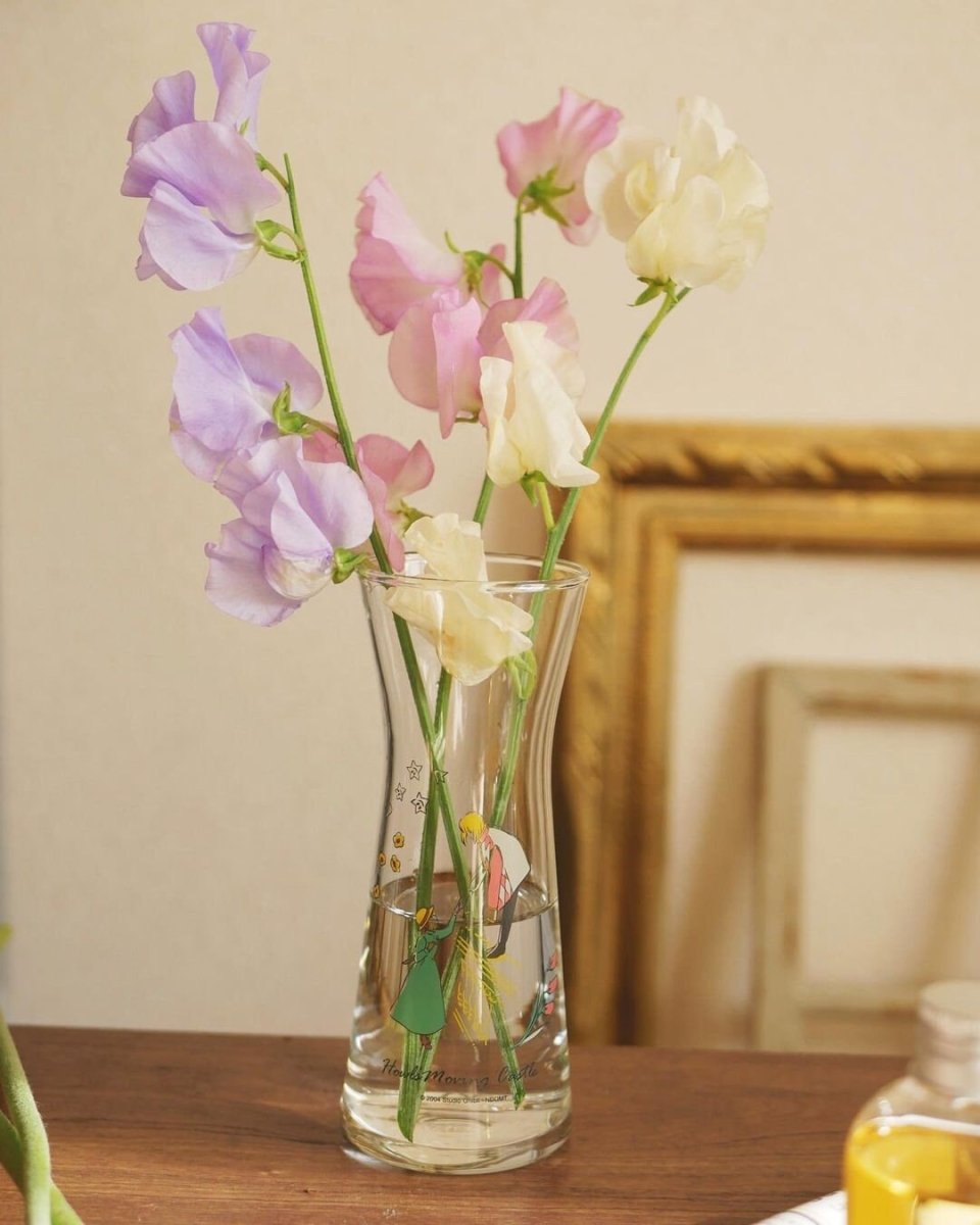Official Ghibli Howl, Baron Glass Flower Vase • Howls Moving Castle, Whisper of the Heart Home Decor/Interior Design - Kamaji Market